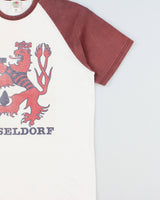 Vintage Y2K 00s Dusseldorf Midweight Crewneck Baseball T-Shirt - L