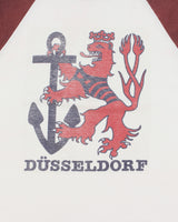 Vintage Y2K 00s Dusseldorf Midweight Crewneck Baseball T-Shirt - L