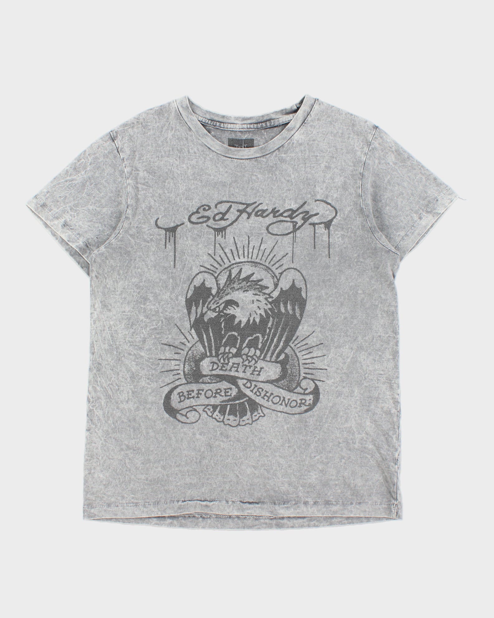 Vintage Ed Hardy Tie-Dye Heavyweight By Appointment Only Single Stitch Crewneck T-Shirt - S