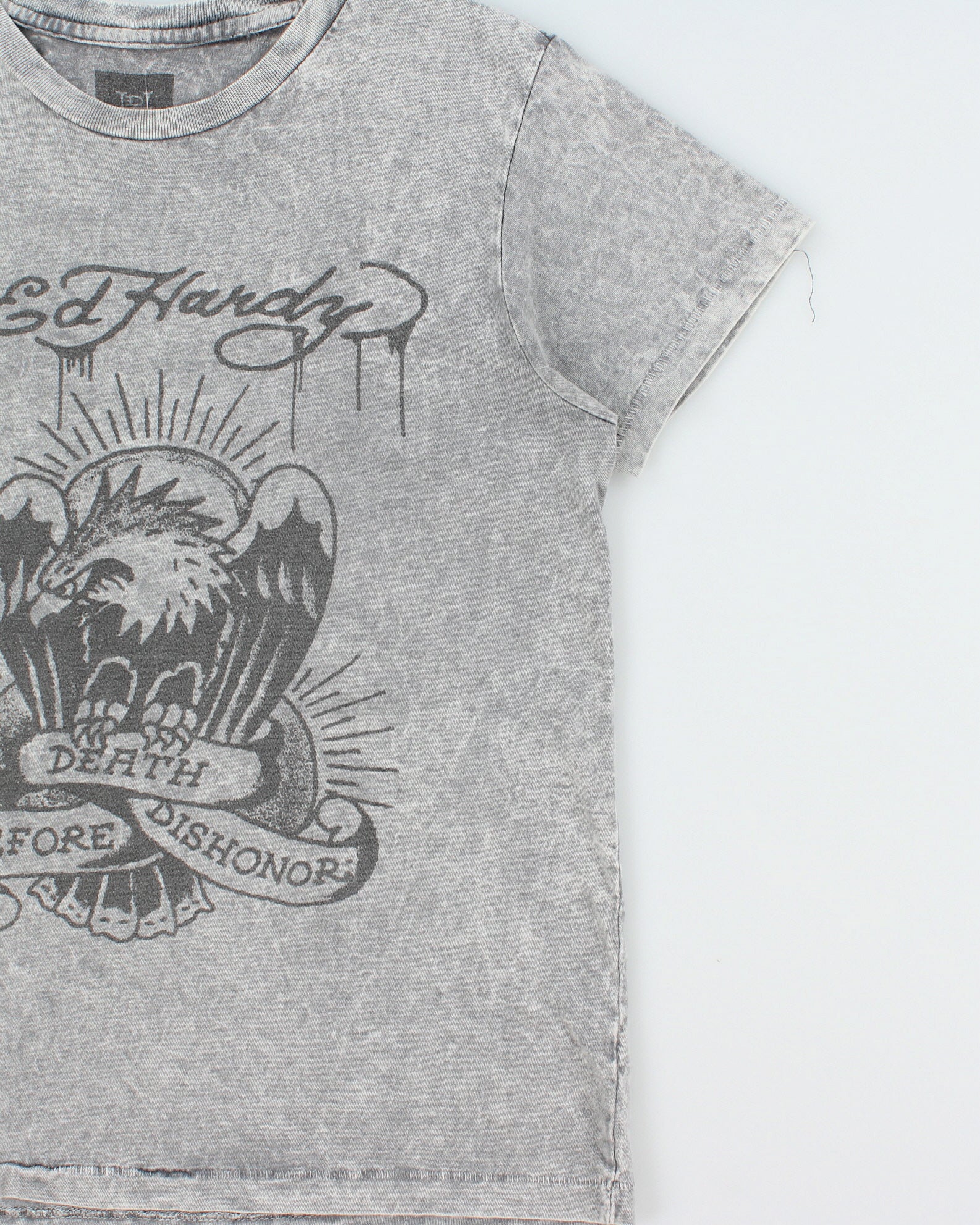 Vintage Ed Hardy Tie-Dye Heavyweight By Appointment Only Single Stitch Crewneck T-Shirt - S