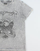 Vintage Ed Hardy Tie-Dye Heavyweight By Appointment Only Single Stitch Crewneck T-Shirt - S