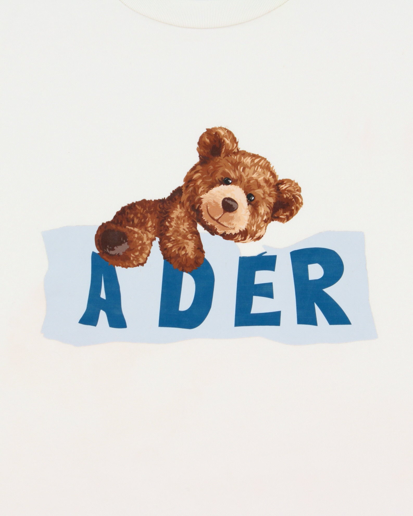 FW20 Ader Error Heavyweight Teddy Bear Crewneck T-Shirt - M