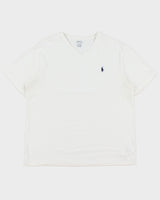 Vintage Polo Ralph Lauren Heavyweight Single Stitch Classic Fit V-Neck T-Shirt - L