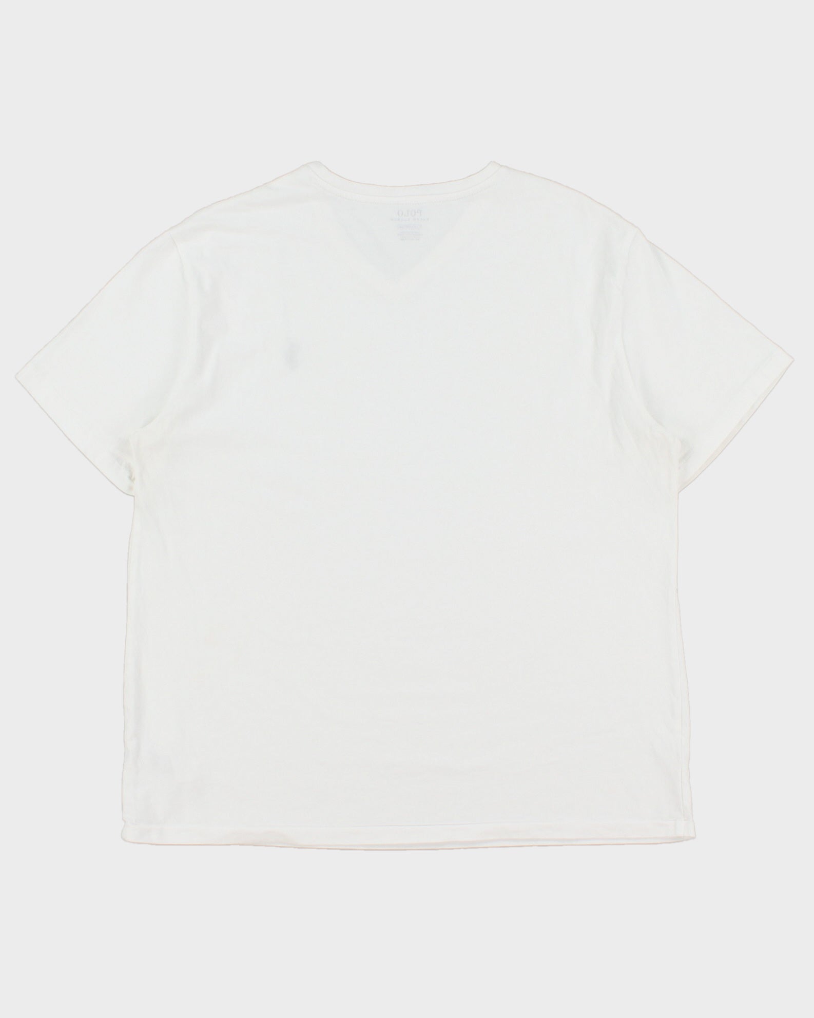 Vintage Polo Ralph Lauren Heavyweight Single Stitch Classic Fit V-Neck T-Shirt - L