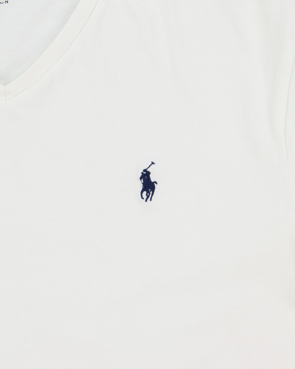 Vintage Polo Ralph Lauren Heavyweight Single Stitch Classic Fit V-Neck T-Shirt - L