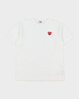 COMME des GARÇONS PLAY Heavyweight Single Stitch Peeping Heart Patch Crewneck T-Shirt - L