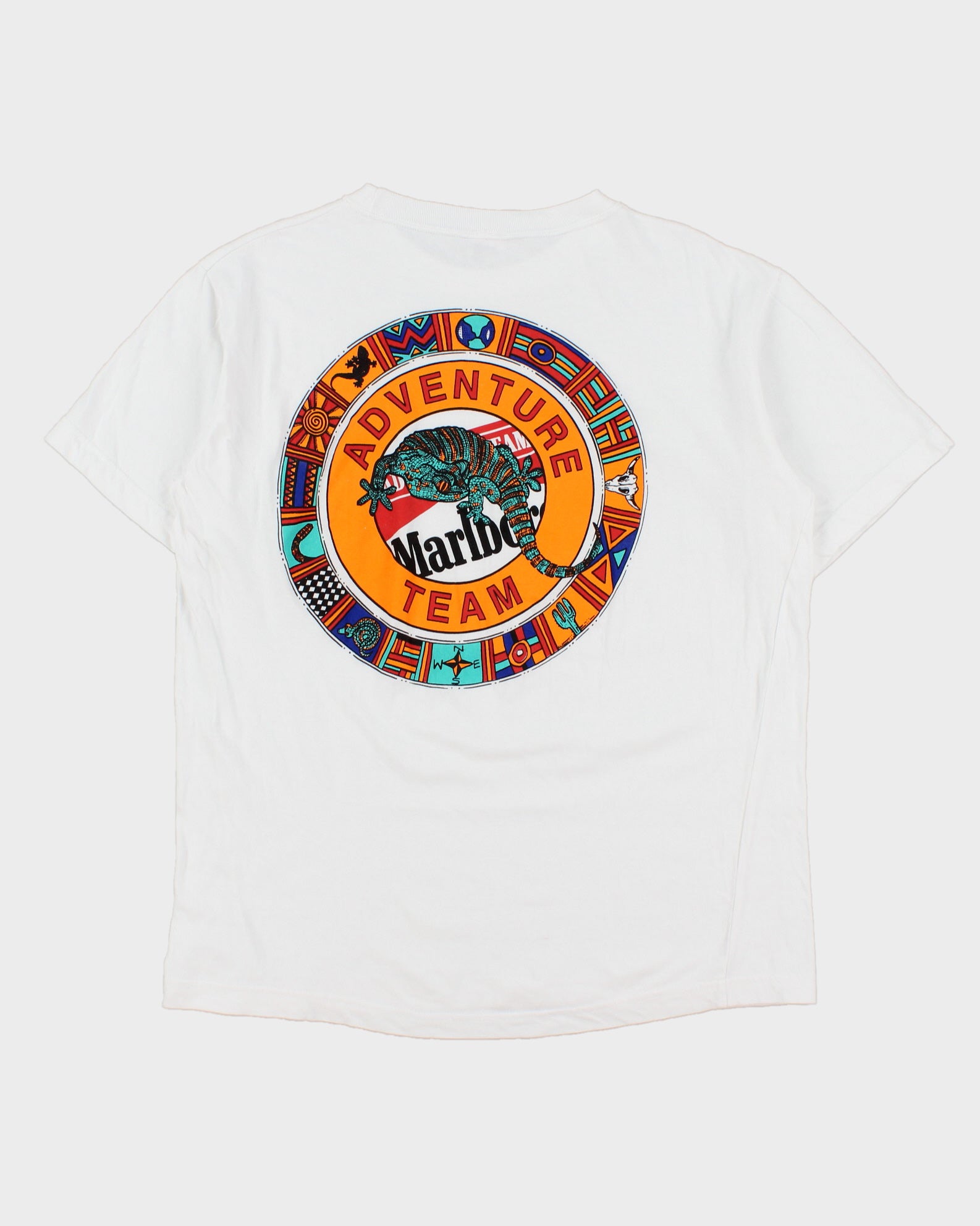 Vintage 1990s Malboro Adventure Team Heavyweight Graphic Crewneck T-Shirt - L