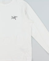 2025 Arc'teryx 'Kragg Cotton LS' Premium Heavyweight Bird Toque Crewneck Long Sleeve T-Shirt - L
