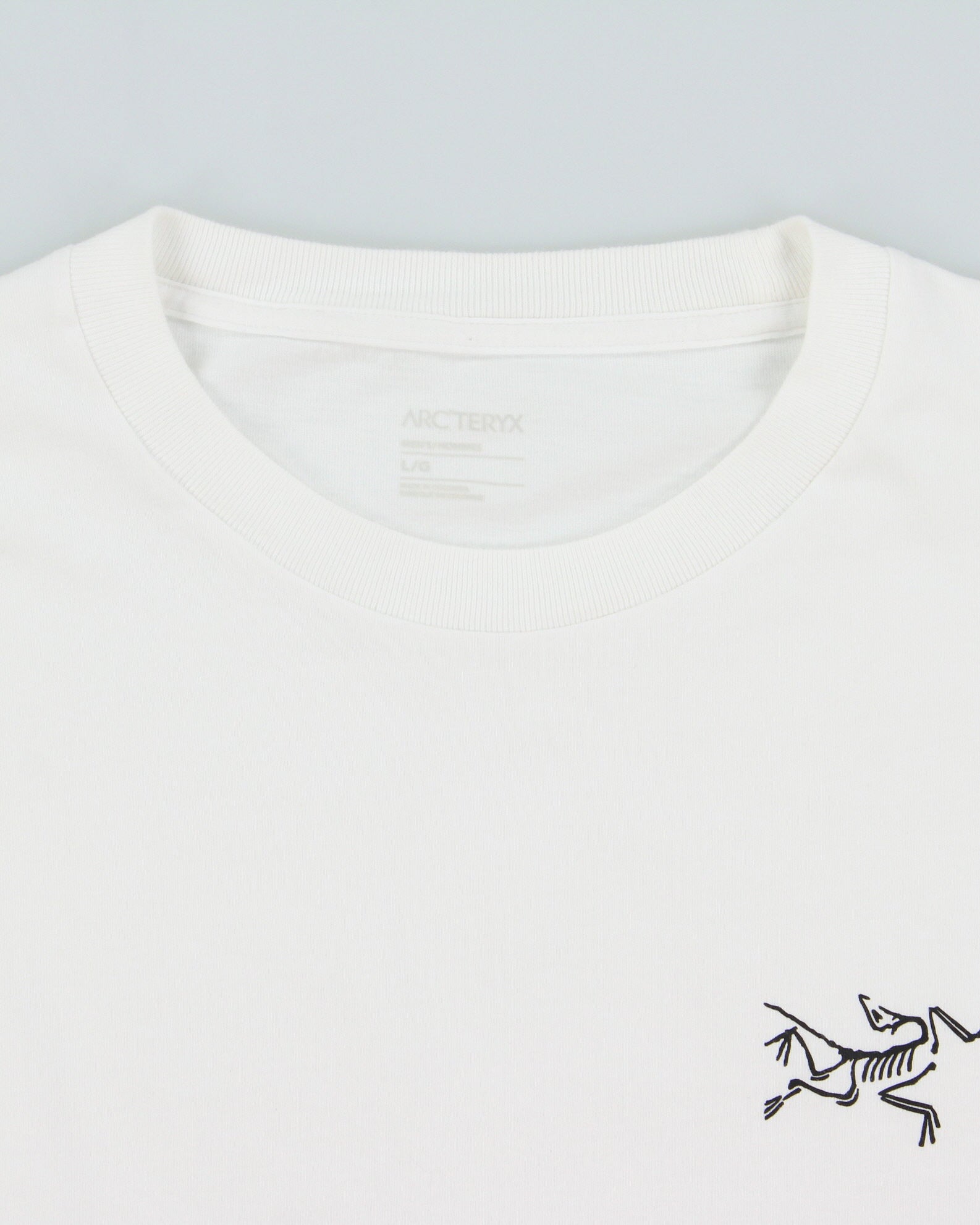 2025 Arc'teryx 'Kragg Cotton LS' Premium Heavyweight Bird Toque Crewneck Long Sleeve T-Shirt - L