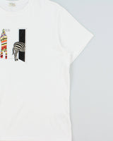 Vintage Y2K 00s Paul Smith Heavyweight Organic Cotton Classic Zebra Crewneck T-Shirt - L
