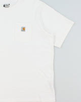 Carhartt White Heavyweight Relaxed Fit Crewneck Pocket T-Shirt - XXL