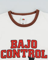 Vintage Krime 'Bajo Control' Crewneck Ringer T-Shirt - M