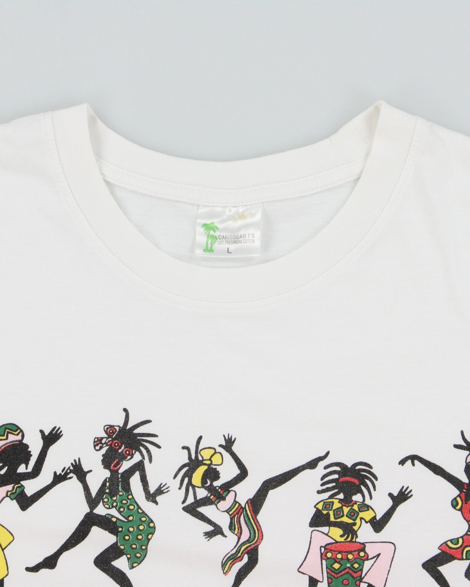 Vintage 1990s We Be Jammin St.Martin Heavyweight Caribbean Crewneck T-Shirt - L