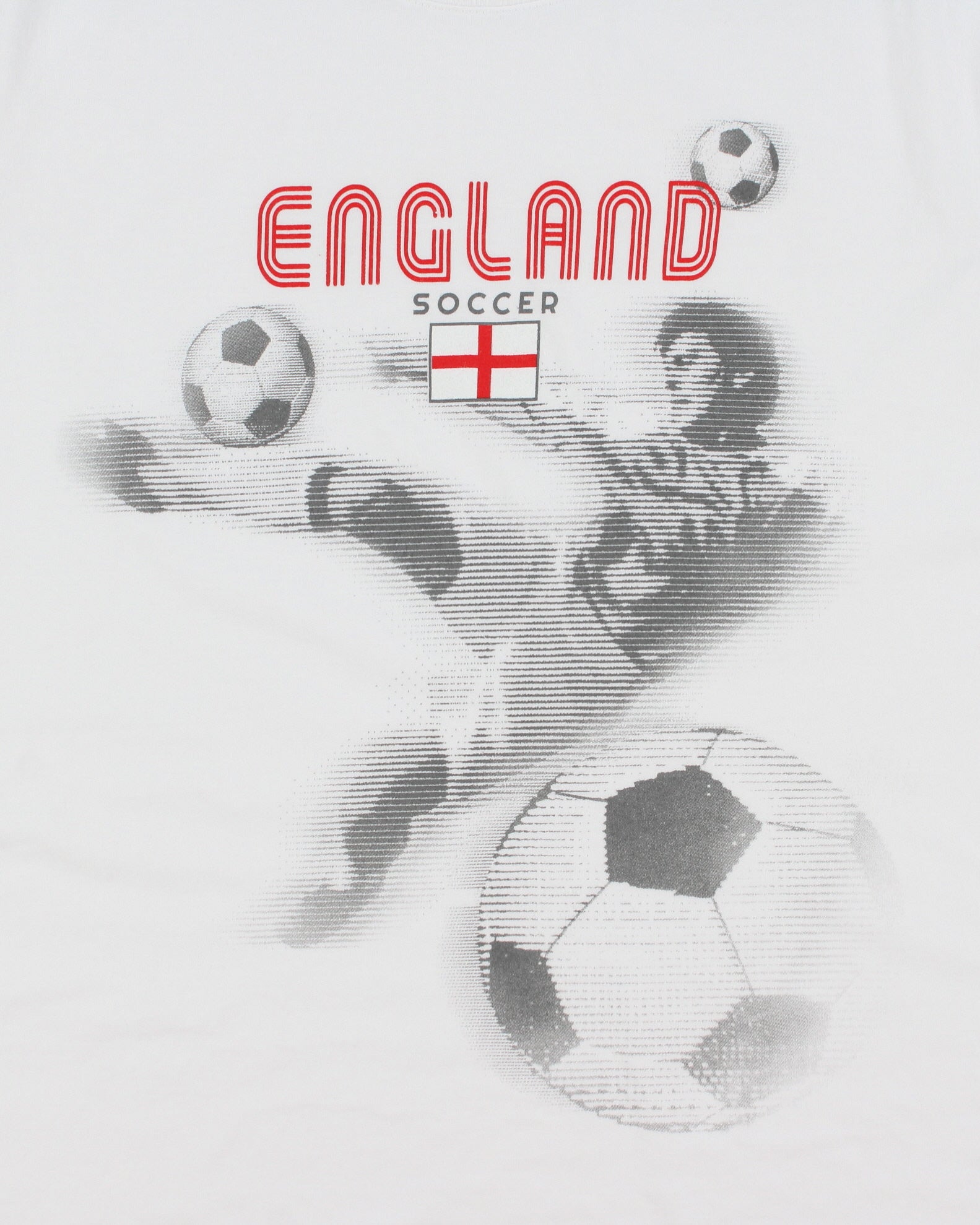 Vintage Y2K 00s England Football Heavyweight Sogo Soccer Crewneck T-Shirt - L