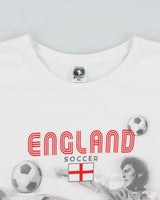 Vintage Y2K 00s England Football Heavyweight Sogo Soccer Crewneck T-Shirt - L