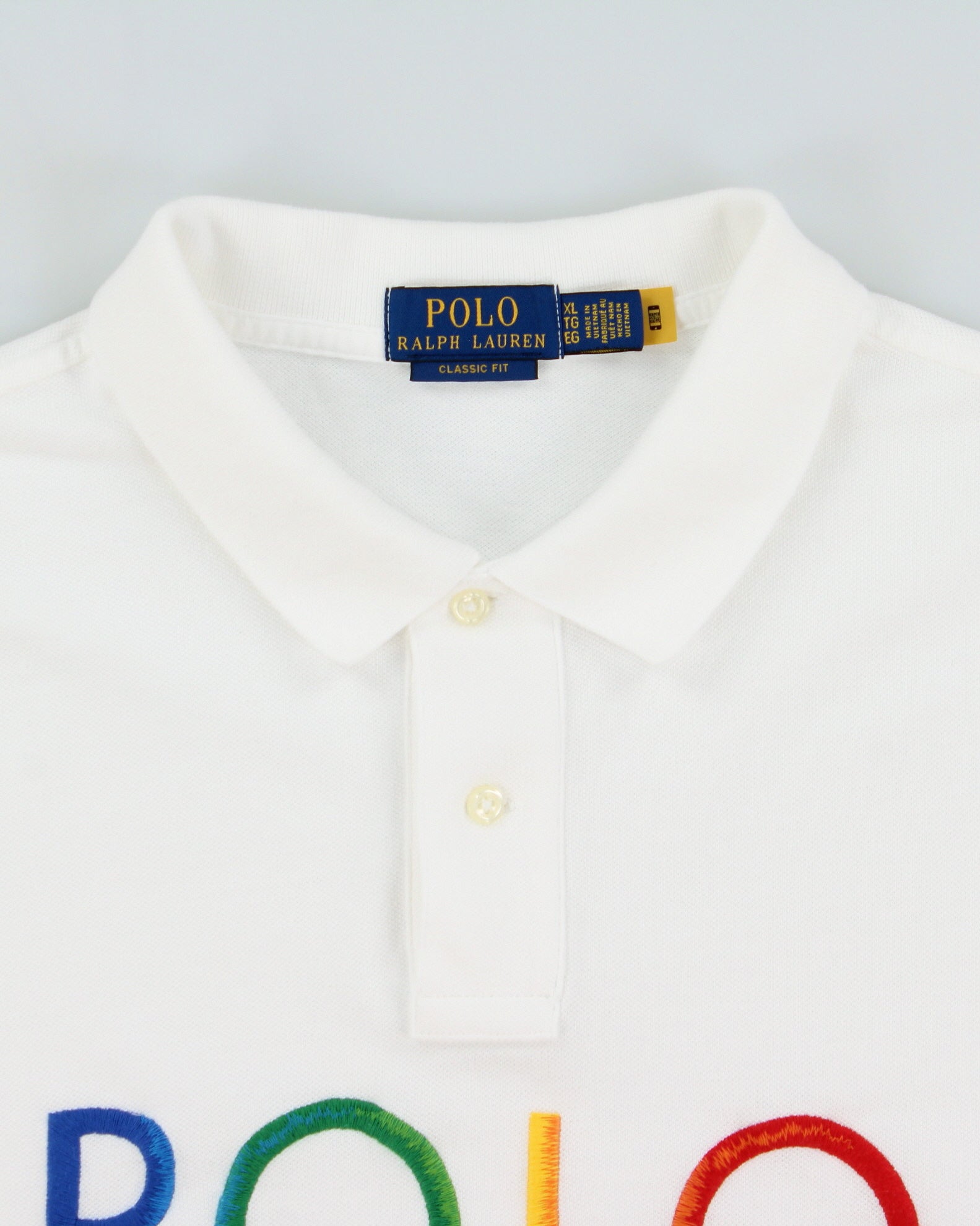 Vintage Polo Ralph Lauren 1992 Embroidered Stadium Classic Fit Short Sleeve Polo Shirt - XL