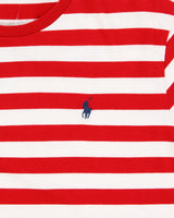 Vintage Polo Ralph Lauren Heavyweight Striped Single Stitch Crewneck T-Shirt - L