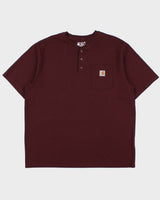 Vintage Carhartt Heavyweight Loose Fit Henley Pocket T-Shirt - XL