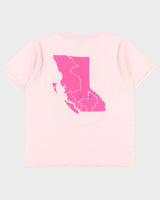 Vintage 1989 BCSSA Provincial Championships Baby Pink Penman's Single Stitch Made In Canada Crewneck T-Shirt - XL