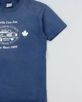 Vintage 1988 Pacific Can-Am Zone Meet Heavyweight Stedman Super Hi-Cru Single Stitch Made In USA Crewneck T-Shirt - L