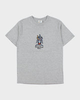 Vintage Y2K 00s Riviera Maya Mexico Marl Grey Heavyweight Embroidered Crewneck T-Shirt - M