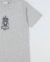 Vintage Y2K 00s Riviera Maya Mexico Marl Grey Heavyweight Embroidered Crewneck T-Shirt - M