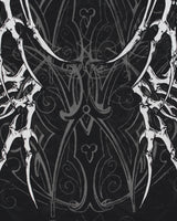 Vintage Y2K 00s Affliction Skeleton Spell Out Crewneck T-Shirt - S
