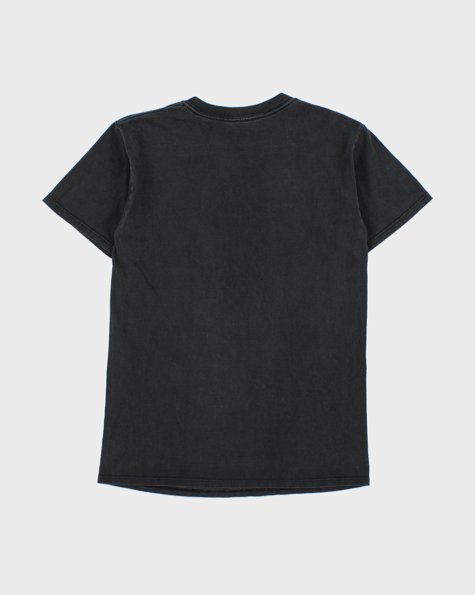 Vintage Y2K 00s Reflection Wolf Heavyweight Faded Black Crewneck T-Shirt - S