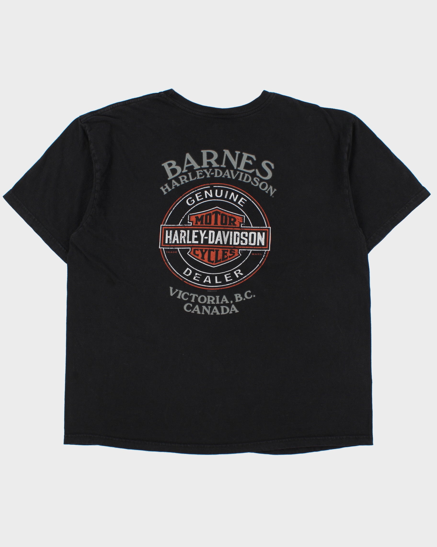 Vintage Harley Davidson Heavyweight Barnes Victoria, B.C Crewneck T-Shirt - XXL
