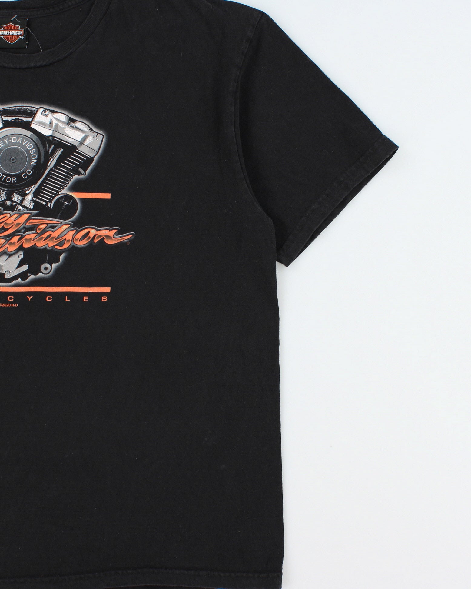 Vintage Harley Davidson Heavyweight Barnes Victoria, B.C Crewneck T-Shirt - XXL