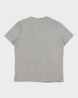 Vintage Polo Ralph Lauren Marl Grey Heavyweight Single Stitch Crewneck T-Shirt - M