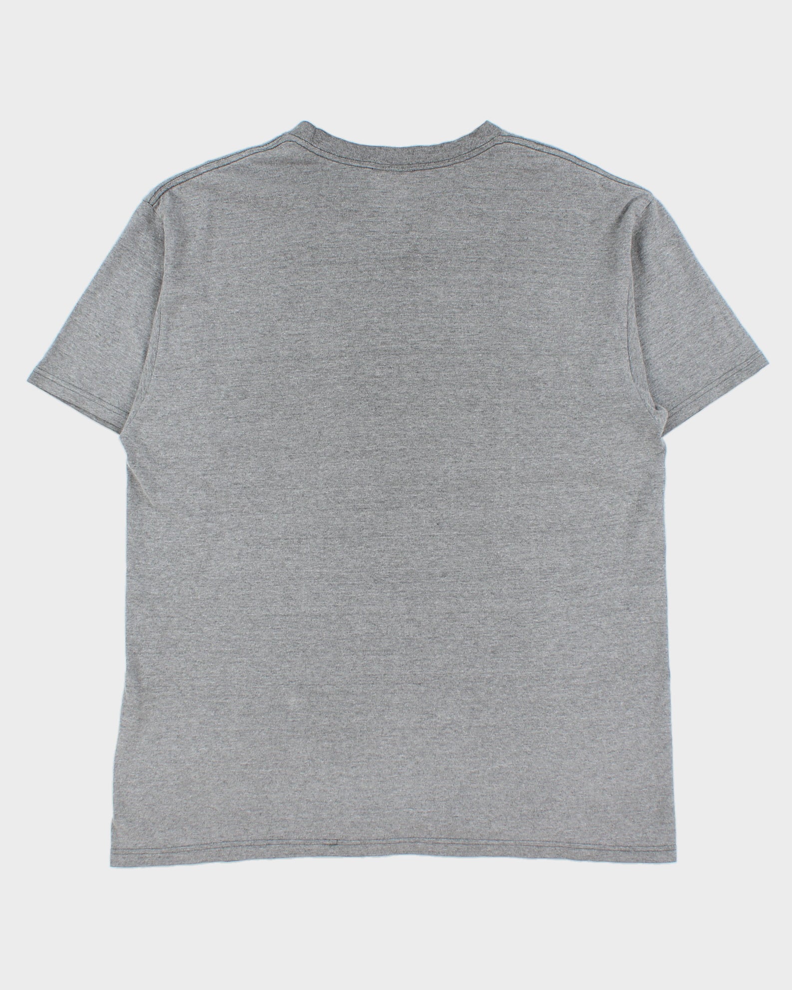 Vintage Y2K 00s Nike Team Marl Grey Heavyweight Chicago Crewneck T-Shirt - L