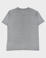 Vintage Y2K 00s Nike Team Marl Grey Heavyweight Chicago Crewneck T-Shirt - L