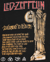 Vintage Led-Zeppelin Stairway To Heaven Heavyweight CH Gold Series Crewneck T-Shirt - XXL