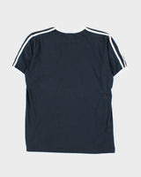 Vintage Y2K 00s Australia Navy Embroidered Striped Crewneck Ringer T-Shirt - L