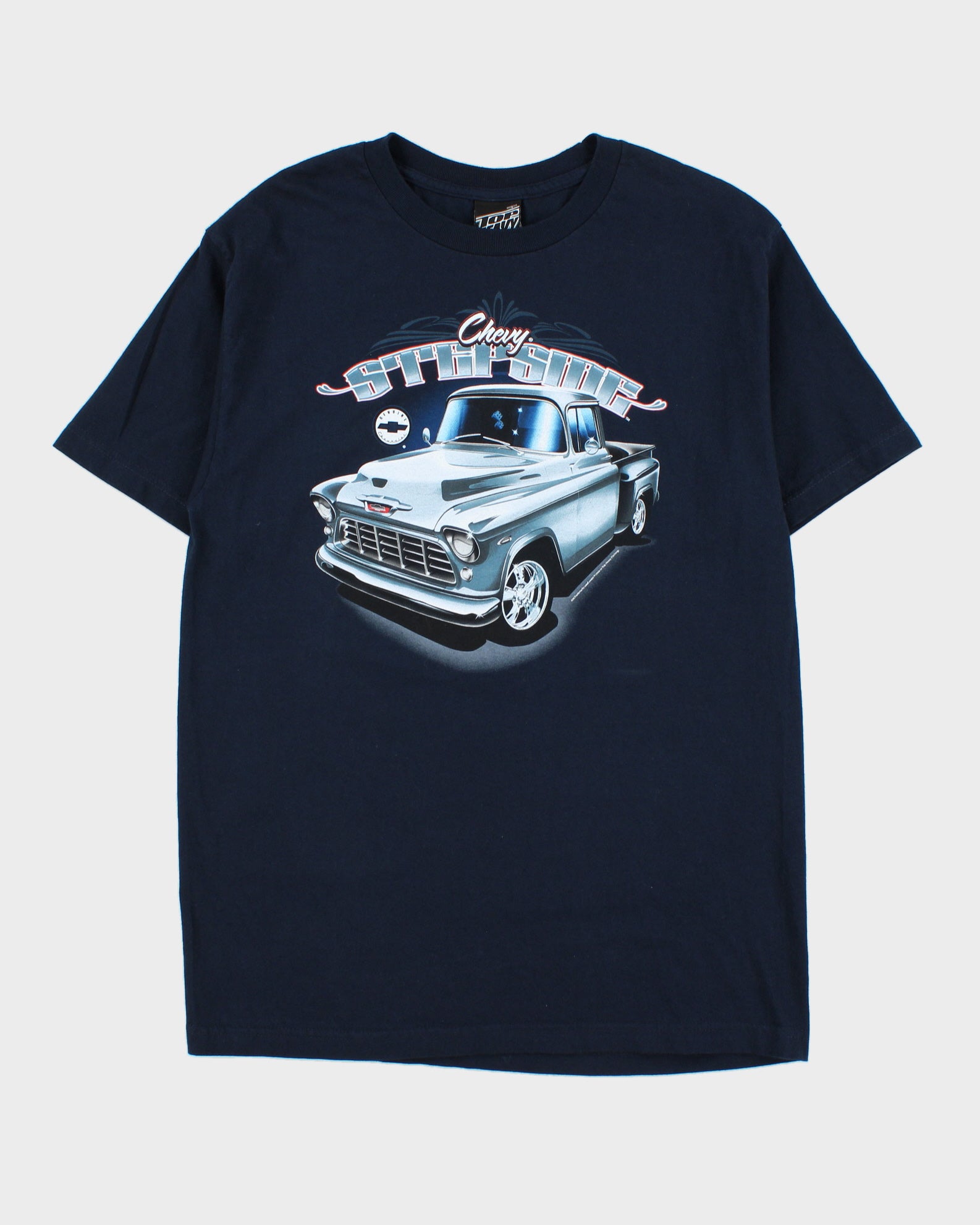 Vintage Y2K 00s Top Heavy Chevy Stepside Heavyweight Crewneck T-Shirt - L