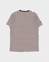 Vintage Fred Perry Embroidered Heritage Striped Heavyweight Crewneck T-Shirt - M