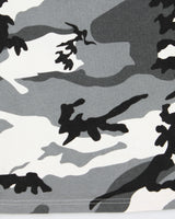 Vintage Y2K 00s Woodland Snow Camo Heavyweight Crewneck T-Shirt - M