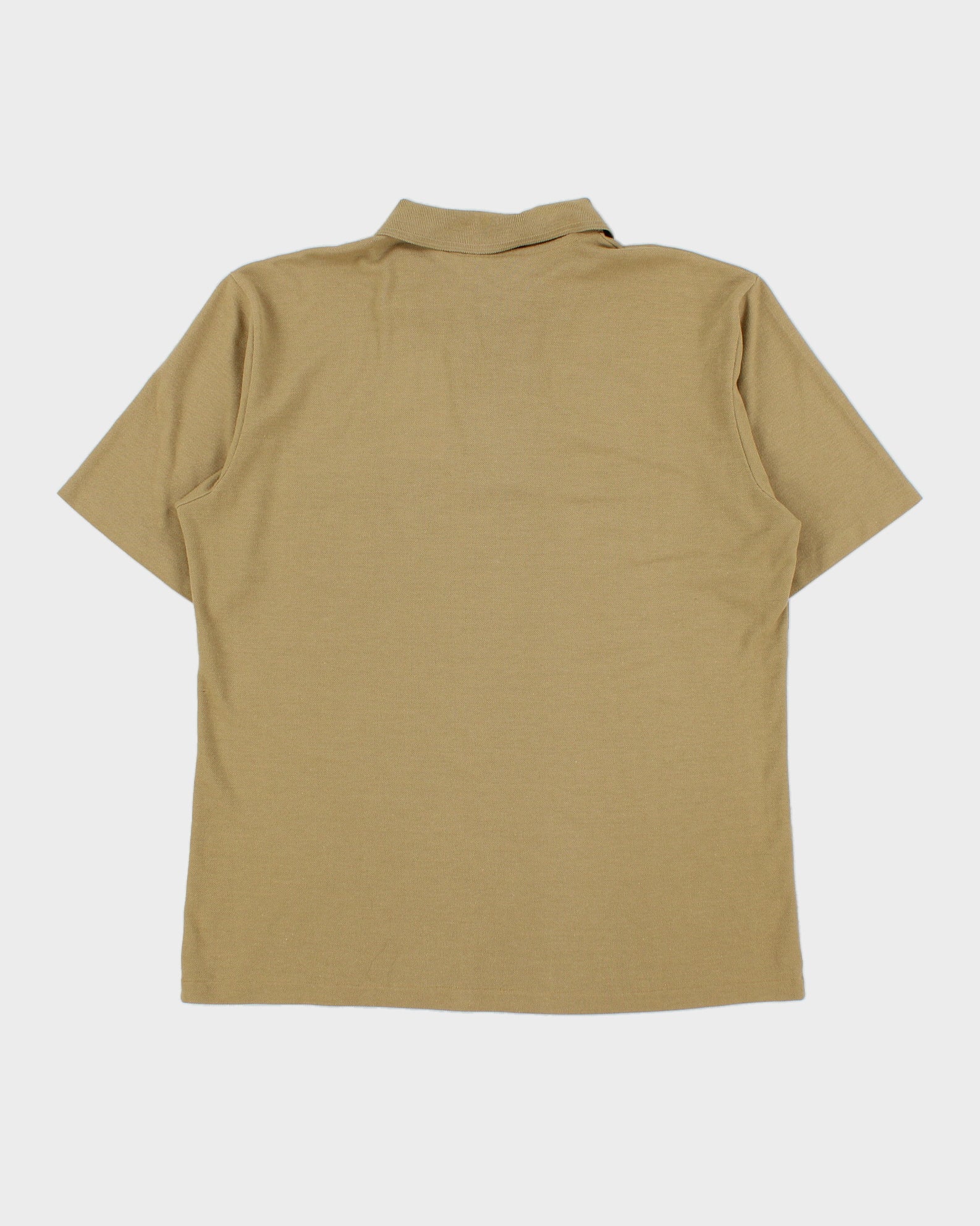 Vintage 1980s Munsingwear Grand Slam Penguin Khaki Single Stitch Made In Australia Short Sleeve Polo Shirt - M