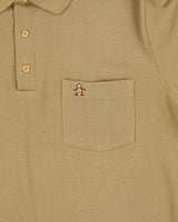 Vintage 1980s Munsingwear Grand Slam Penguin Khaki Single Stitch Made In Australia Short Sleeve Polo Shirt - M