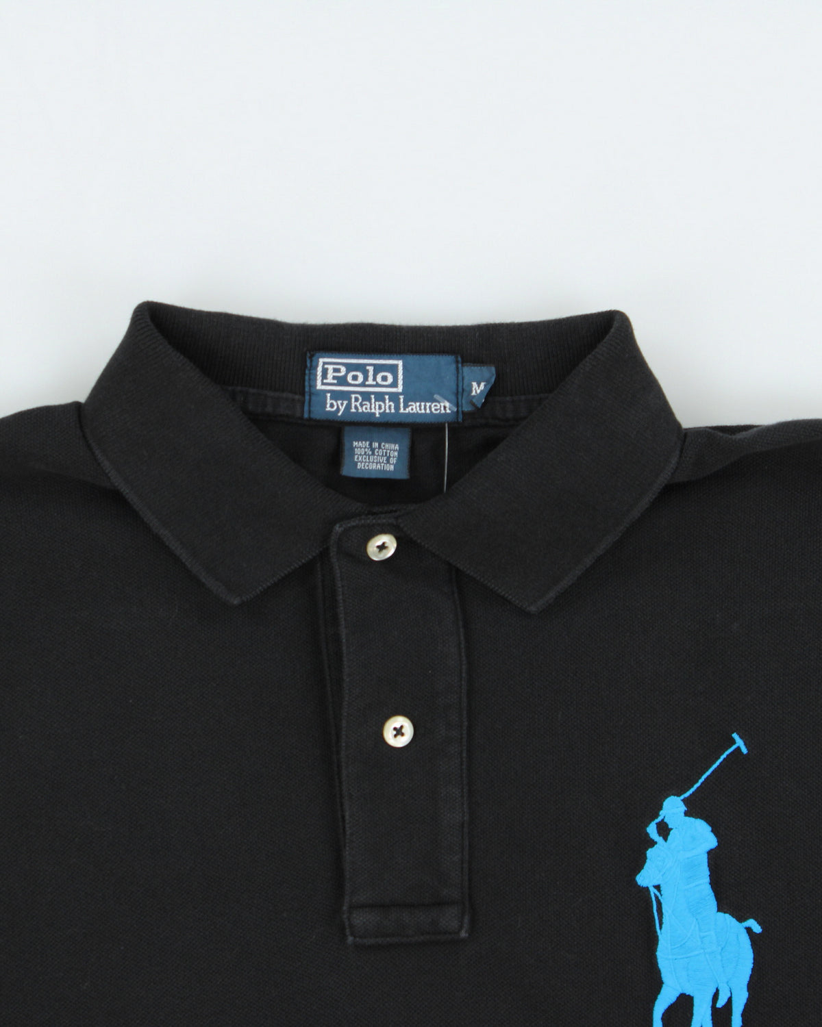 Vintage Y2K 00s Polo Ralph Lauren Big Pony Short Sleeve Polo Shirt - M