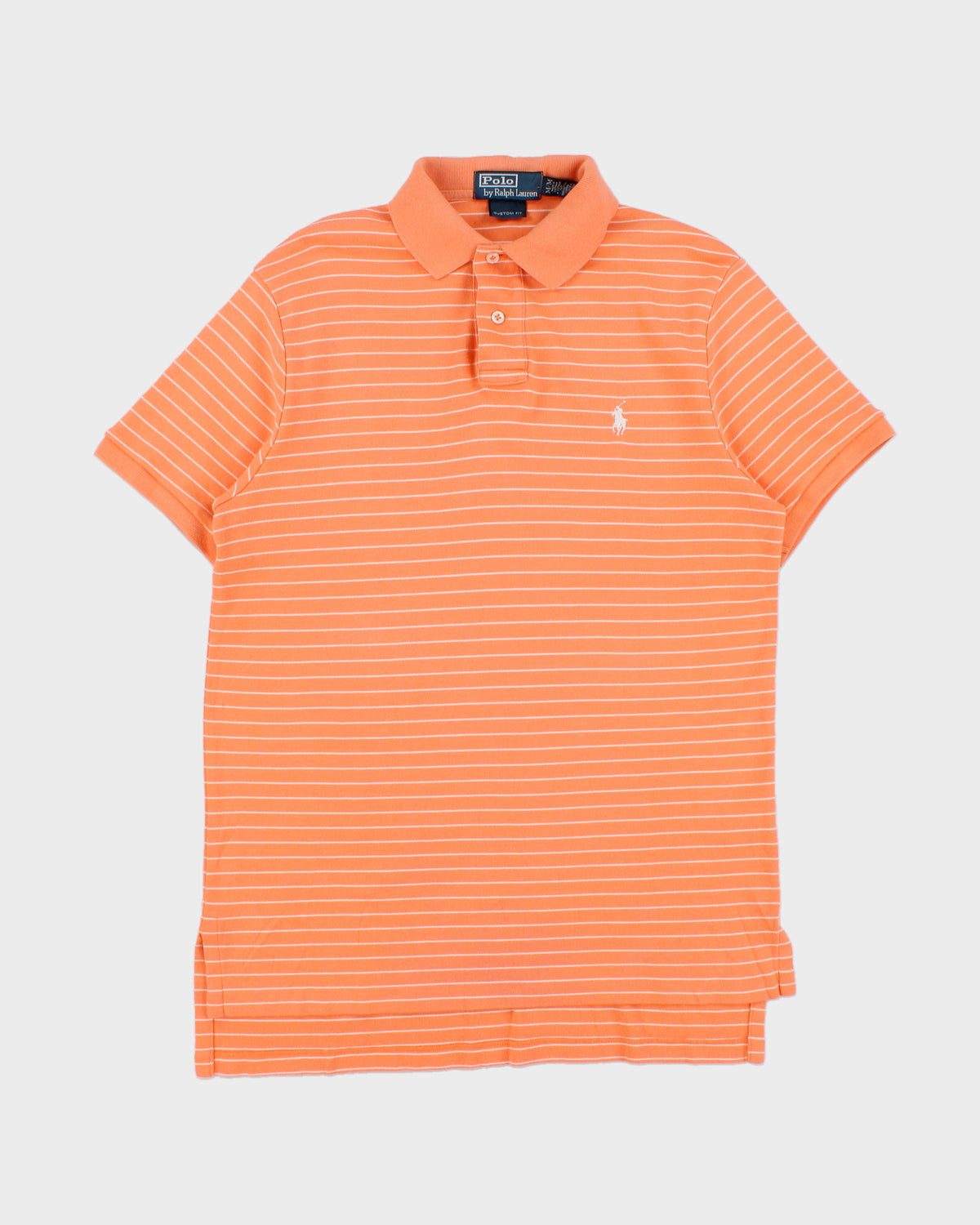 Vintage 1990s Polo Ralph Lauren Stripe Short Sleeve Polo Shirt - M
