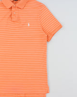 Vintage 1990s Polo Ralph Lauren Stripe Short Sleeve Polo Shirt - M