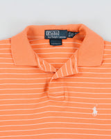 Vintage 1990s Polo Ralph Lauren Stripe Short Sleeve Polo Shirt - M