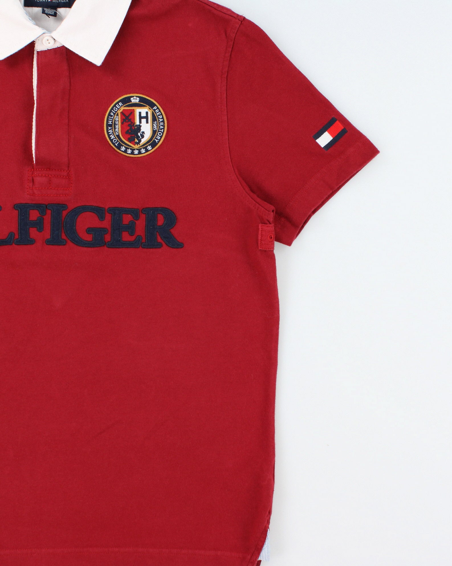Vintage Y2K 00s Tommy Hilfiger Embroidered Logo Short Sleeve Polo Shirt - M