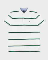 Vintage Y2K 00s Tommy Hilfiger Stripe Short Sleeve Polo Shirt - L