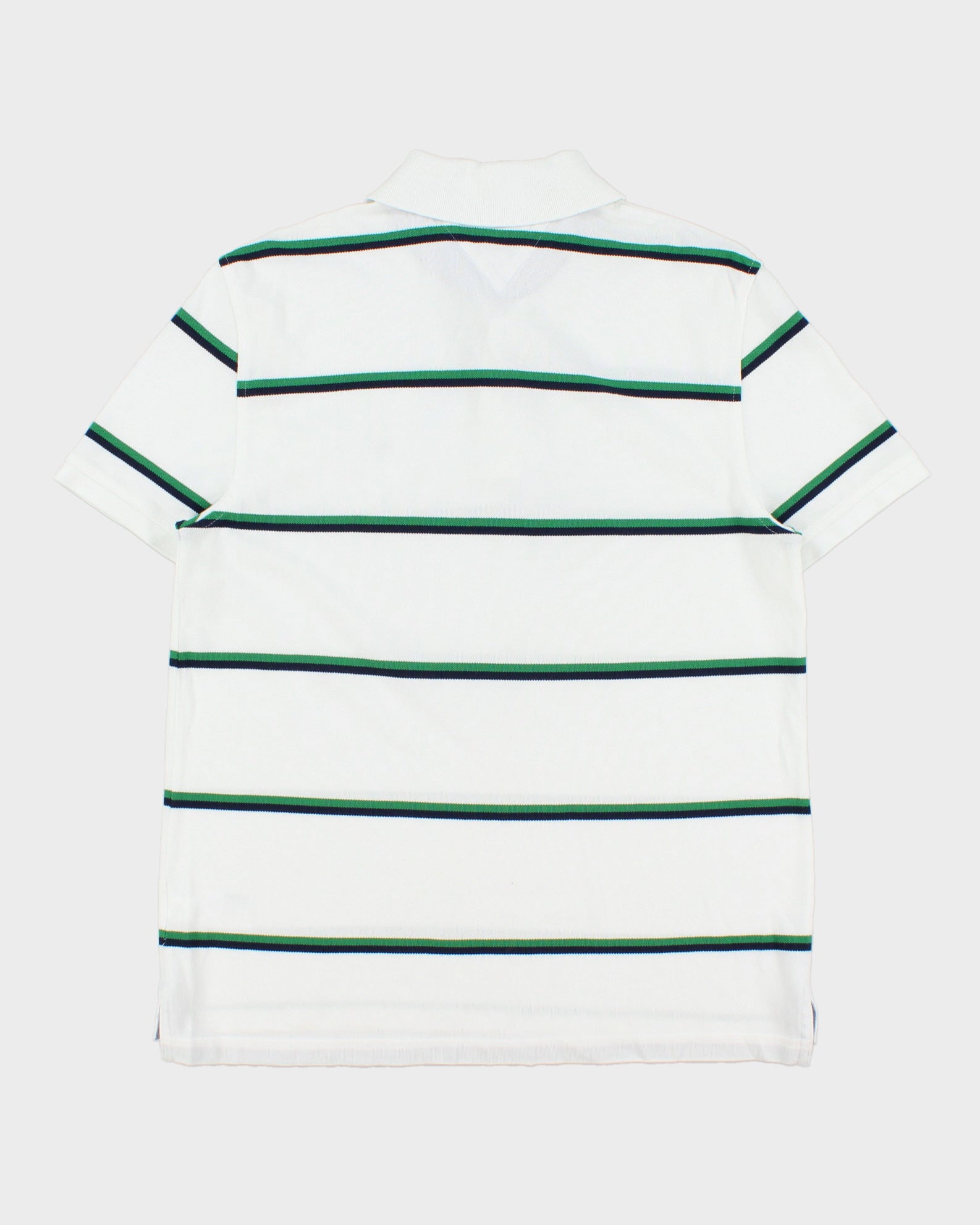 Vintage Y2K 00s Tommy Hilfiger Stripe Short Sleeve Polo Shirt - L