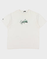 Vintage Y2K 00s Quiksilver Heavyweight Big Logo Crewneck T-Shirt - L