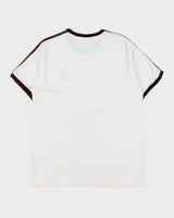 Vintage Adidas Originals Heavyweight Embroidered Classic Crewneck Ringer T-Shirt - L