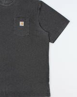 Vintage Carhartt Grey Marl Heavyweight Original Fit Crewneck Pocket T-Shirt - XXL